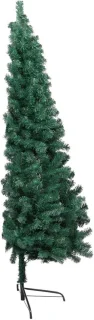 Halve kunstkerstboom PVC 150 cm