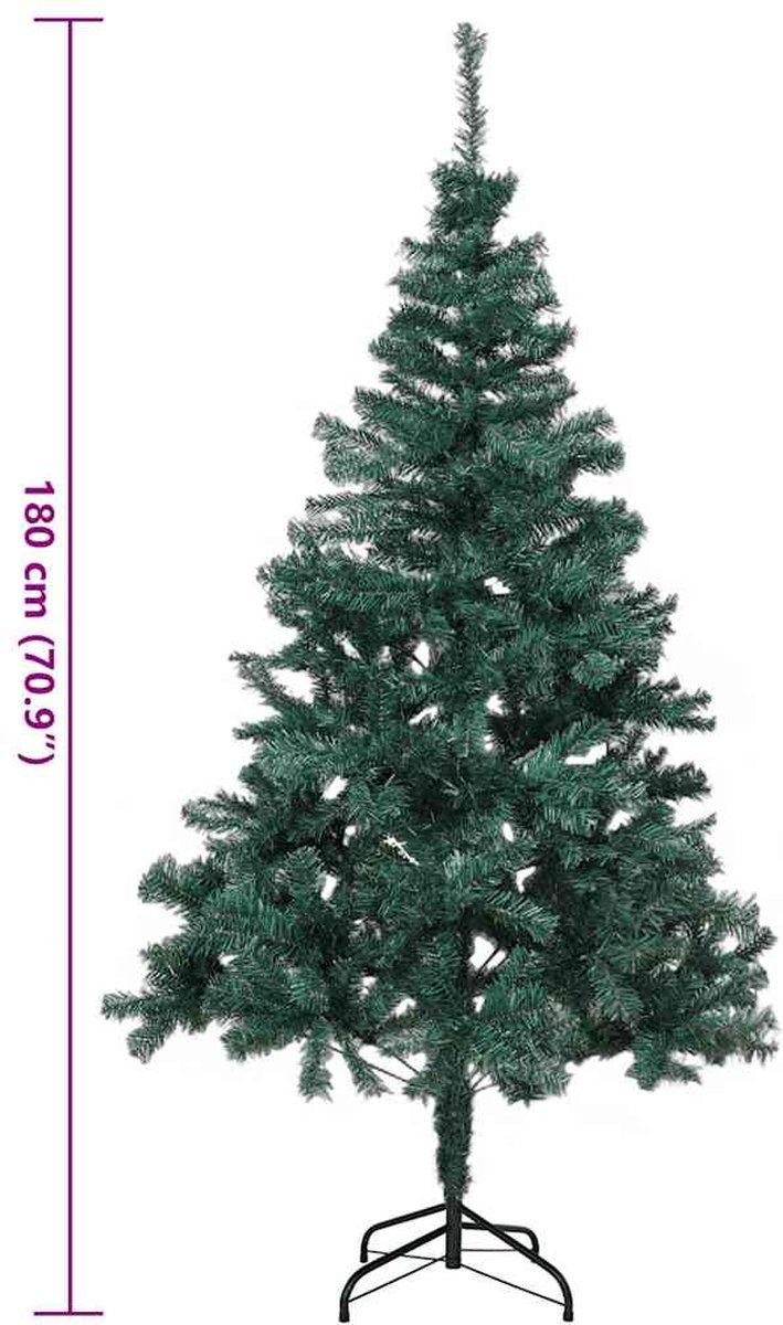 Haushalt Kunstkerstboom 180 cm Metalen Voet