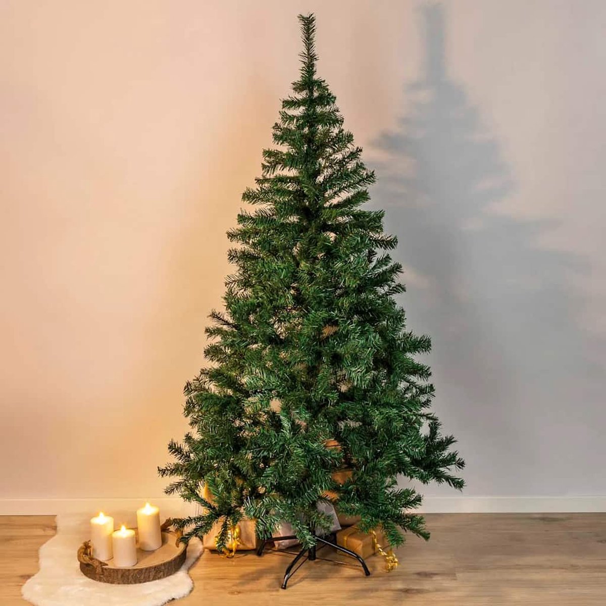 Haushalt Kunstkerstboom 180 cm Metalen Voet