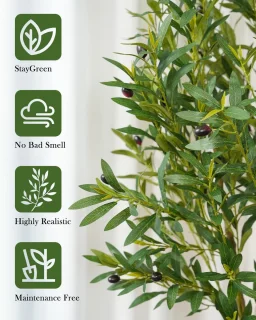 Hoge Kunstolijfboom 150 cm met Pot
