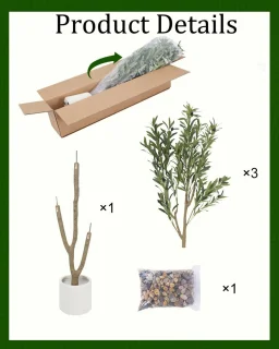 Hoge Kunstolijfboom 150 cm met Pot