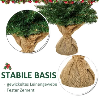 HOMCOM Kerstboom 0,6 m Tafelmodel 830-286V01