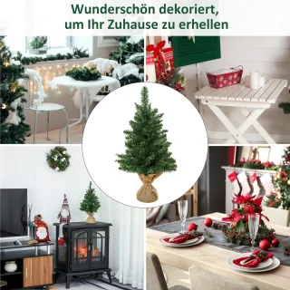 HOMCOM Kerstboom 0,6 m Tafelmodel 830-286V01