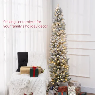HOMCOM Kerstboom Kunststof 180 cm