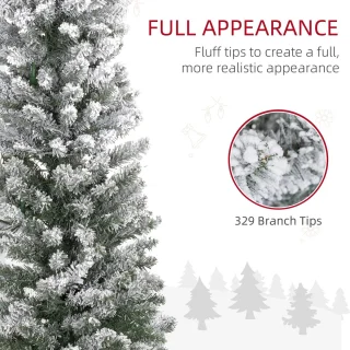 HOMCOM Kerstboom Kunststof 180 cm