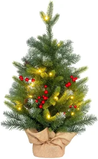HOMCOM Kerstboom Kunststof 60 cm
