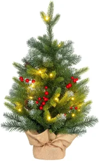 HOMCOM Kerstboom Kunststof 60 cm