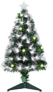 HOMCOM Kerstboom Kunststof 90 cm Groen