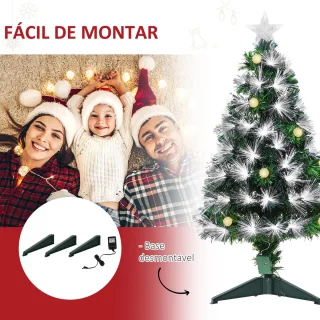 HOMCOM Kerstboom Kunststof 90 cm Groen