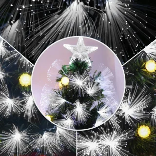 HOMCOM Kerstboom Kunststof 90 cm Groen