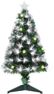 HOMCOM Kerstboom Kunststof 90 cm Groen