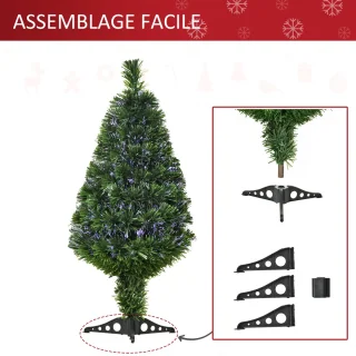 HOMCOM Kerstboom Kunststof 90 cm