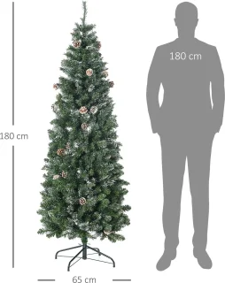 HOMCOM Kerstboom Kunststof