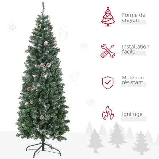 HOMCOM Kerstboom Kunststof