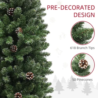 HOMCOM Kerstboom Kunststof
