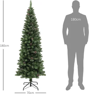 HOMCOM Kerstboom Kunststof