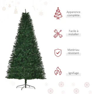 HOMCOM Kerstboom PVC 240 cm