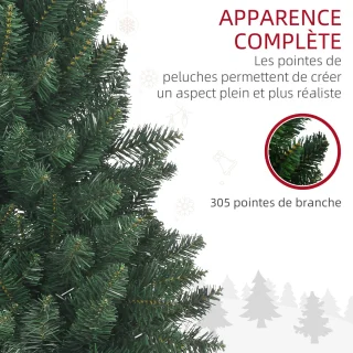 HOMCOM Kunstkerstboom 120 cm Groen