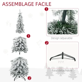 HOMCOM Kunstkerstboom 135 cm