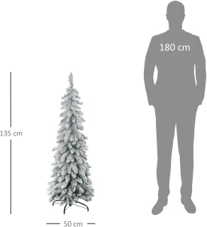 HOMCOM Kunstkerstboom 135 cm
