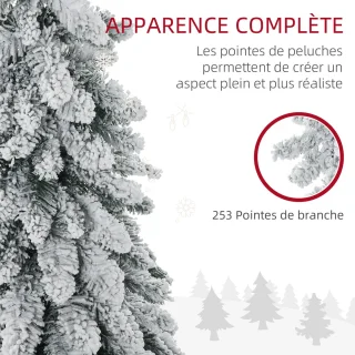 HOMCOM Kunstkerstboom 135 cm