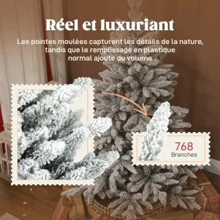 HOMCOM Kunstkerstboom 150 cm Groen