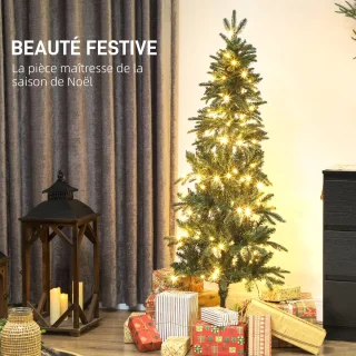 HOMCOM Kunstkerstboom 150 cm Groen