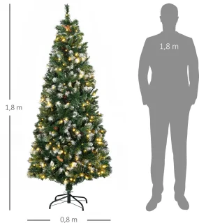 HOMCOM Kunstkerstboom 180 cm Groen
