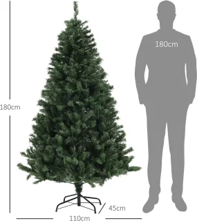 HOMCOM Kunstkerstboom 180 cm