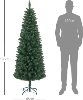 HOMCOM Kunstkerstboom 180 cm