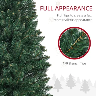 HOMCOM Kunstkerstboom 180 cm