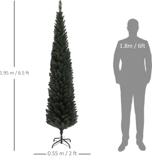 HOMCOM Kunstkerstboom 195 cm