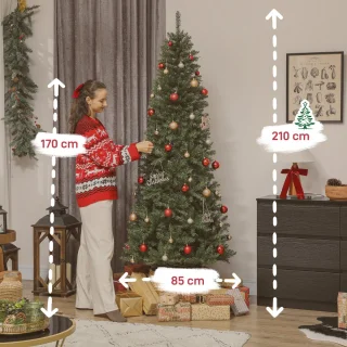 HOMCOM Kunstkerstboom 210 cm