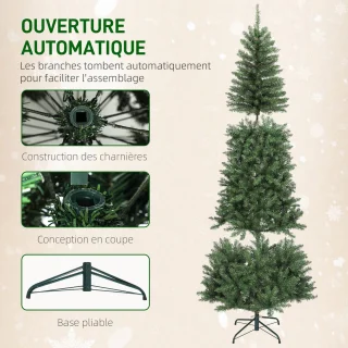 HOMCOM Kunstkerstboom 210 cm