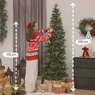 HOMCOM Kunstkerstboom 210 cm