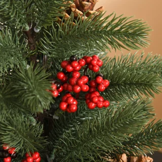 HOMCOM Kunstkerstboom 50 cm - Groen