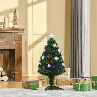 HOMCOM Kunstkerstboom 90 cm Groen