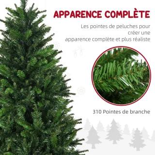 HOMCOM Kunststof kerstboom 120 cm