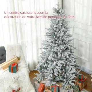 HOMCOM Kunststof Kerstboom 180 cm