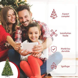 HOMCOM Kunststof Kerstboom