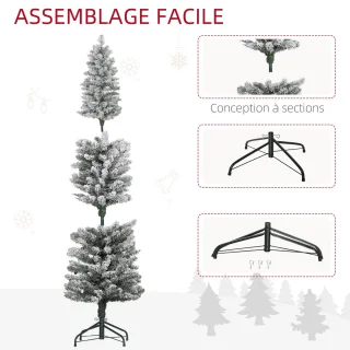 HOMCOM Kunststof Kerstboom