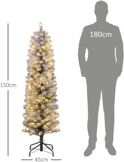 HOMCOM Kunststof Kerstboom