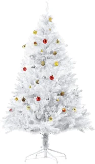 Homona kunstkerstboom met decoratie - 150 cm - wit