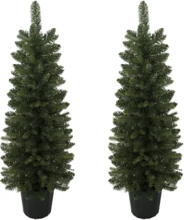 Homona kunstkerstboom met pot, 120 cm