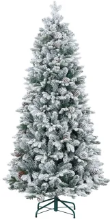 Homona Kunstkerstboom met sneeuw en dennenappels - Ø97 x 180 cm