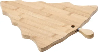 Houten Kaasplank Kerstboom 38x31,5x1,5 cm met Mes