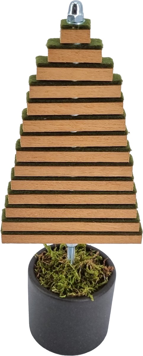 Houten Kerstboom Gerecyclede Pianoonderdelen