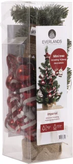 Imperial Kant en klare kerstboom 75cm groen rood