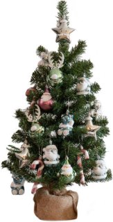 Imperial Kerstboom Kant-en-Klaar 75cm Groen Zilver