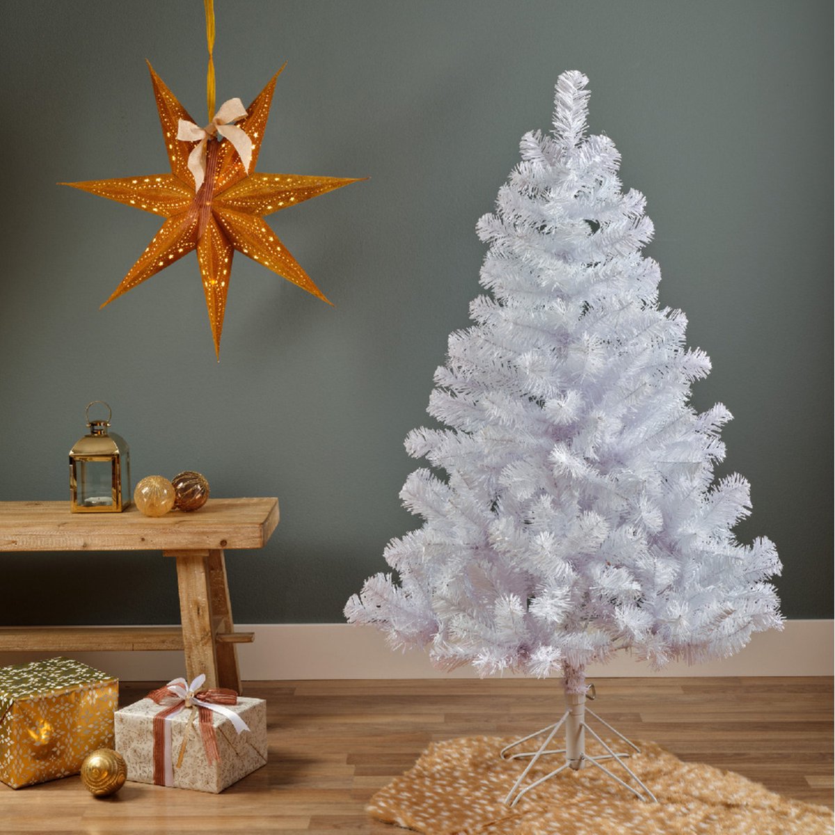 Imperial Pine Kunstkerstboom Wit 150 cm